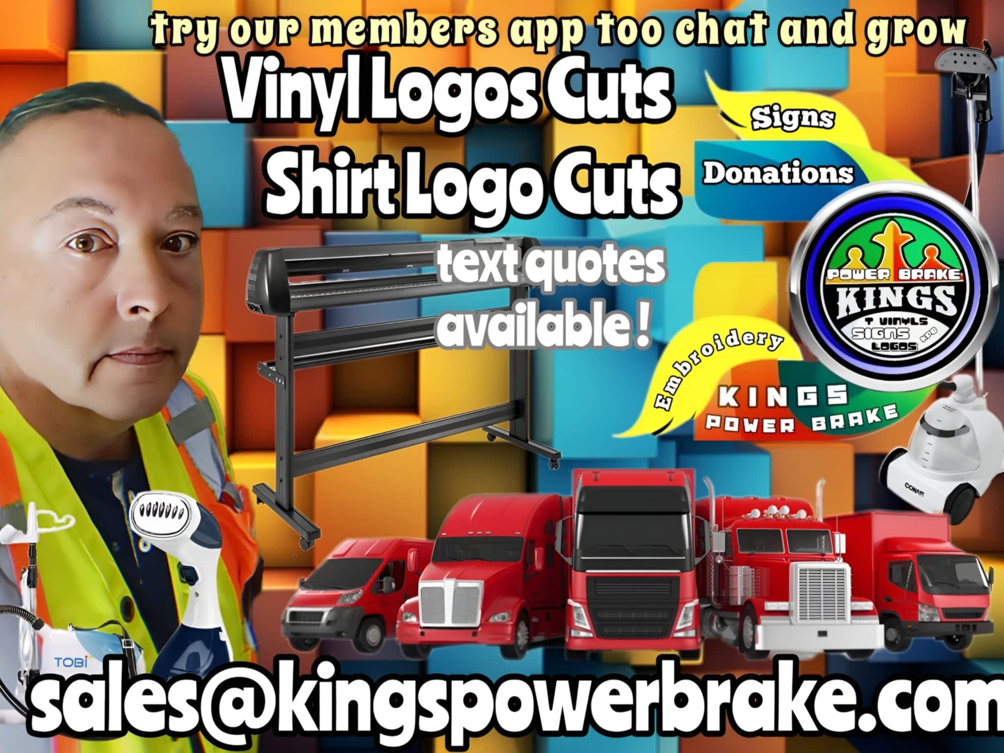 photo Kings Power Brake Canada Signs / Donations Kings Power Brake