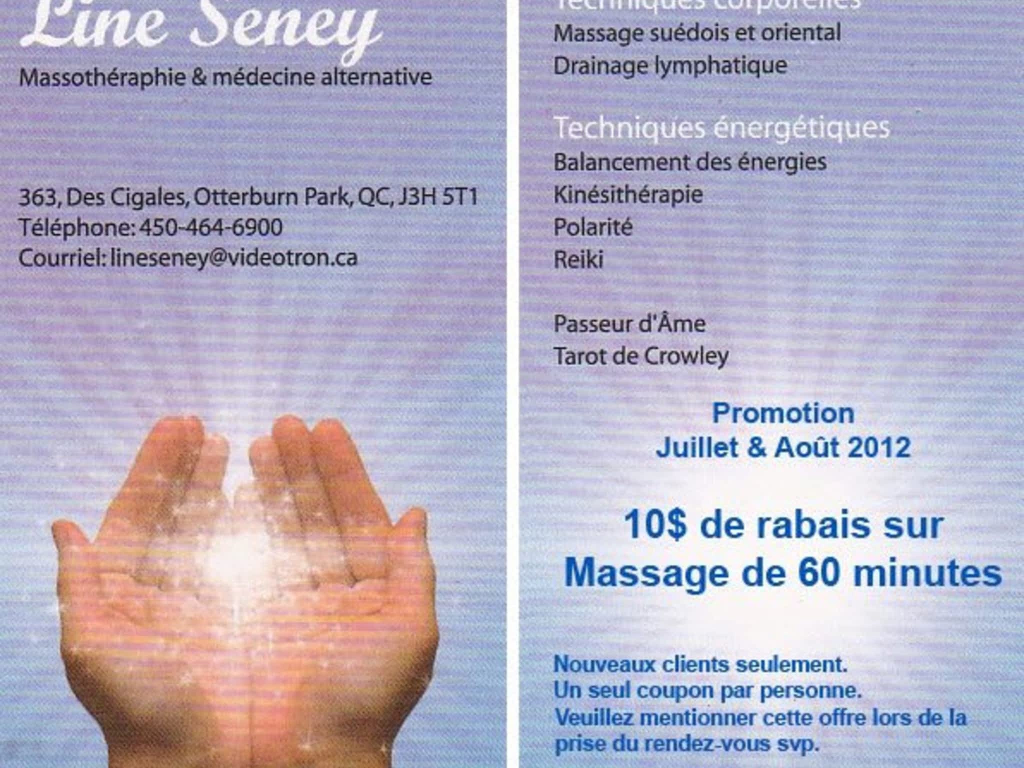 photo Line Seney Massothérapeute Médecine Alternative