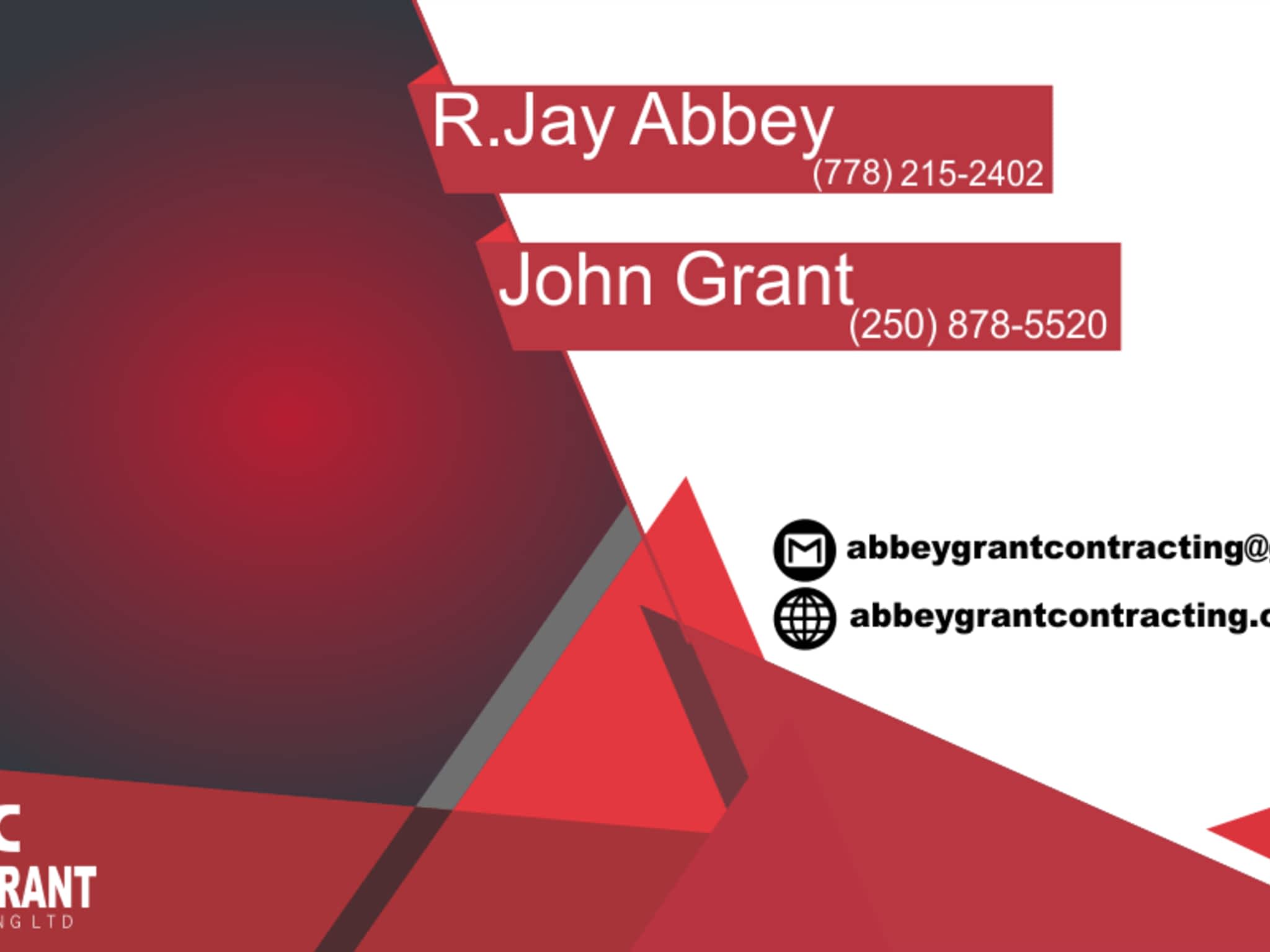 photo Abbey Grant contracting Ltd