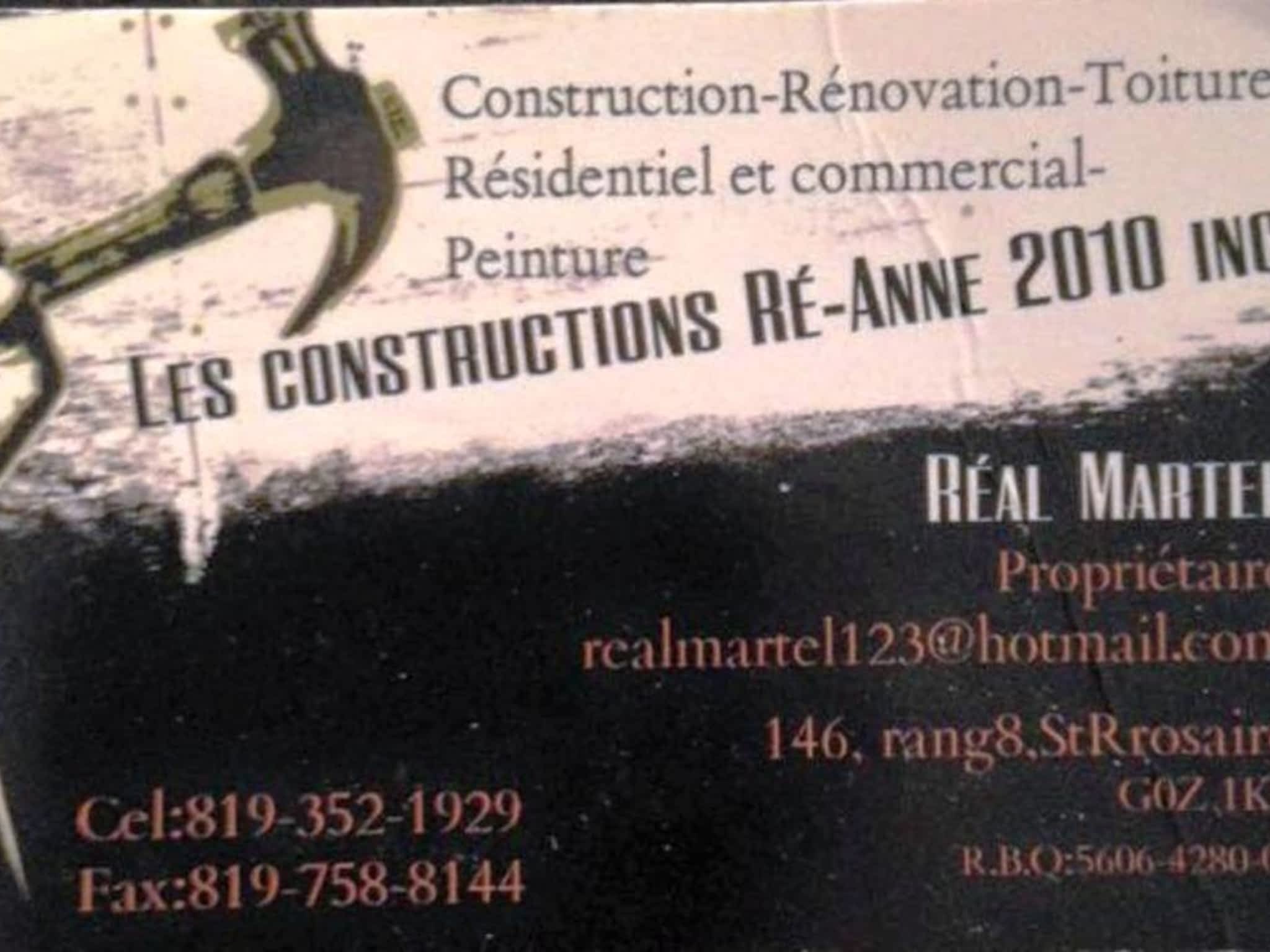photo Les Constructions Ré-Anne 2010 inc