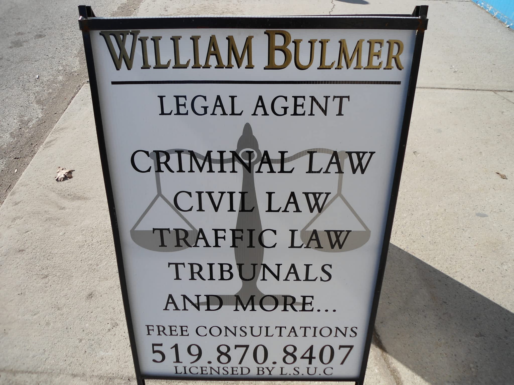 photo William Bulmer Legal Agent