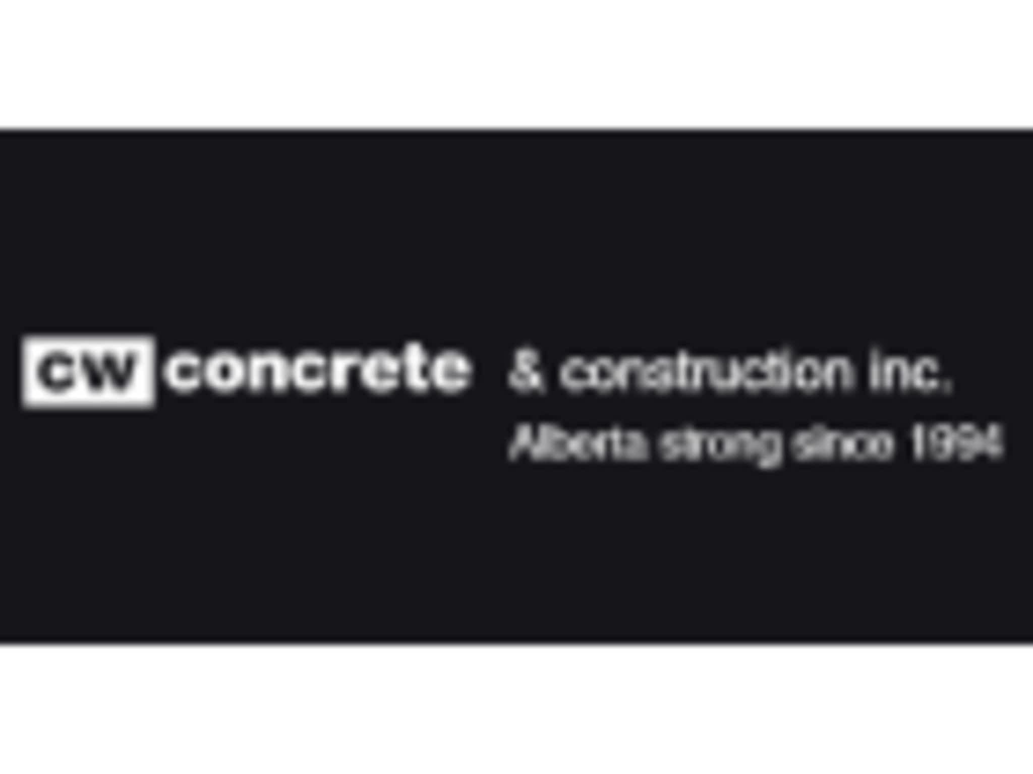photo CW Concrete & Construction Inc.