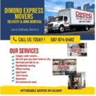 Diamond Express Movers - Déménagement et entreposage