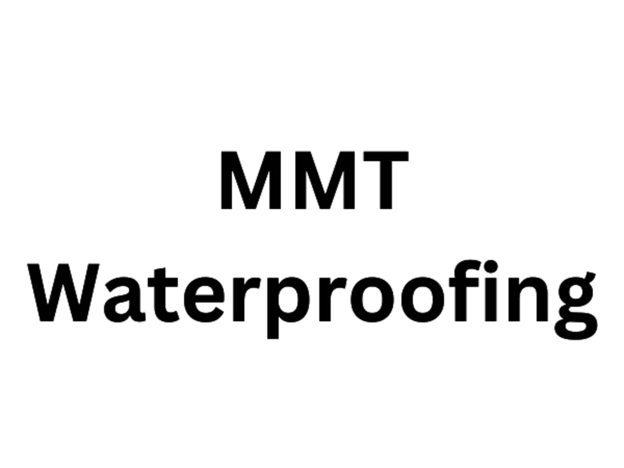 photo MMT Waterproofing
