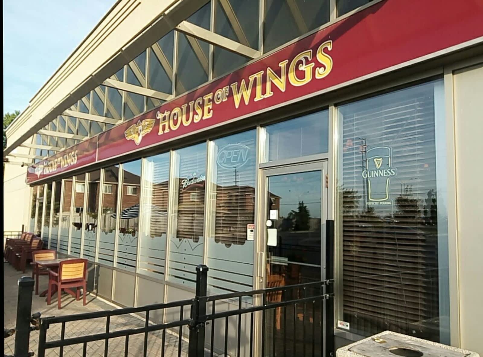 House Of Wings Menu Hours Prices 2501 Third Line Oakville ON
