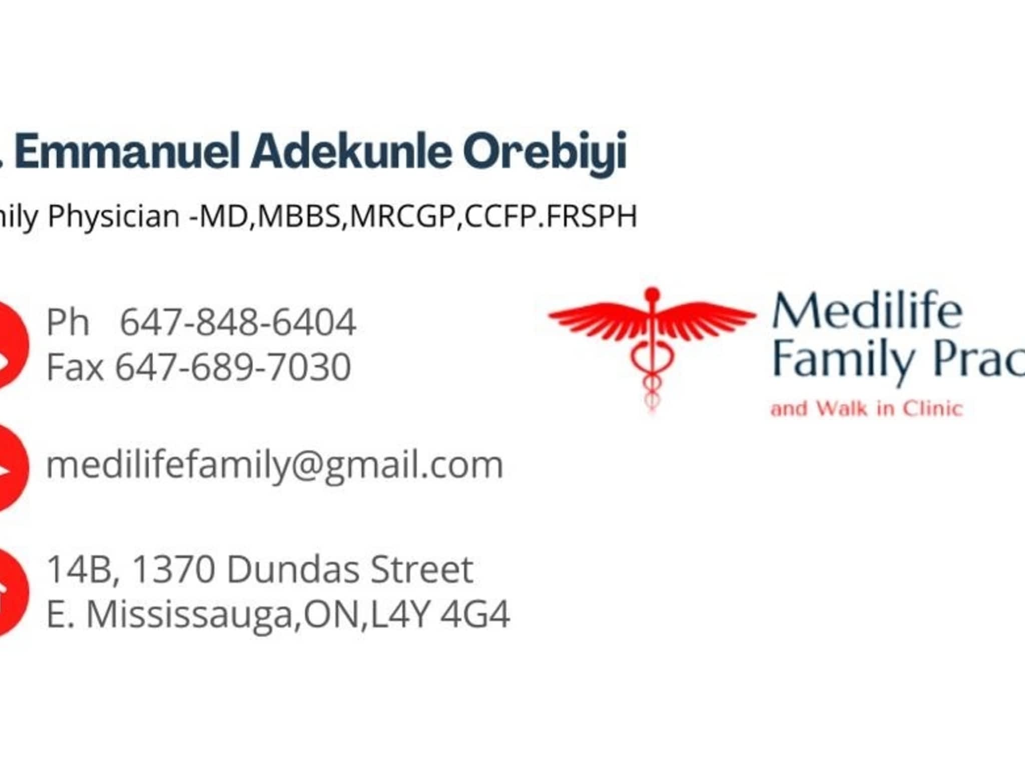 photo MediLife Family Practice and Walk in Clinic