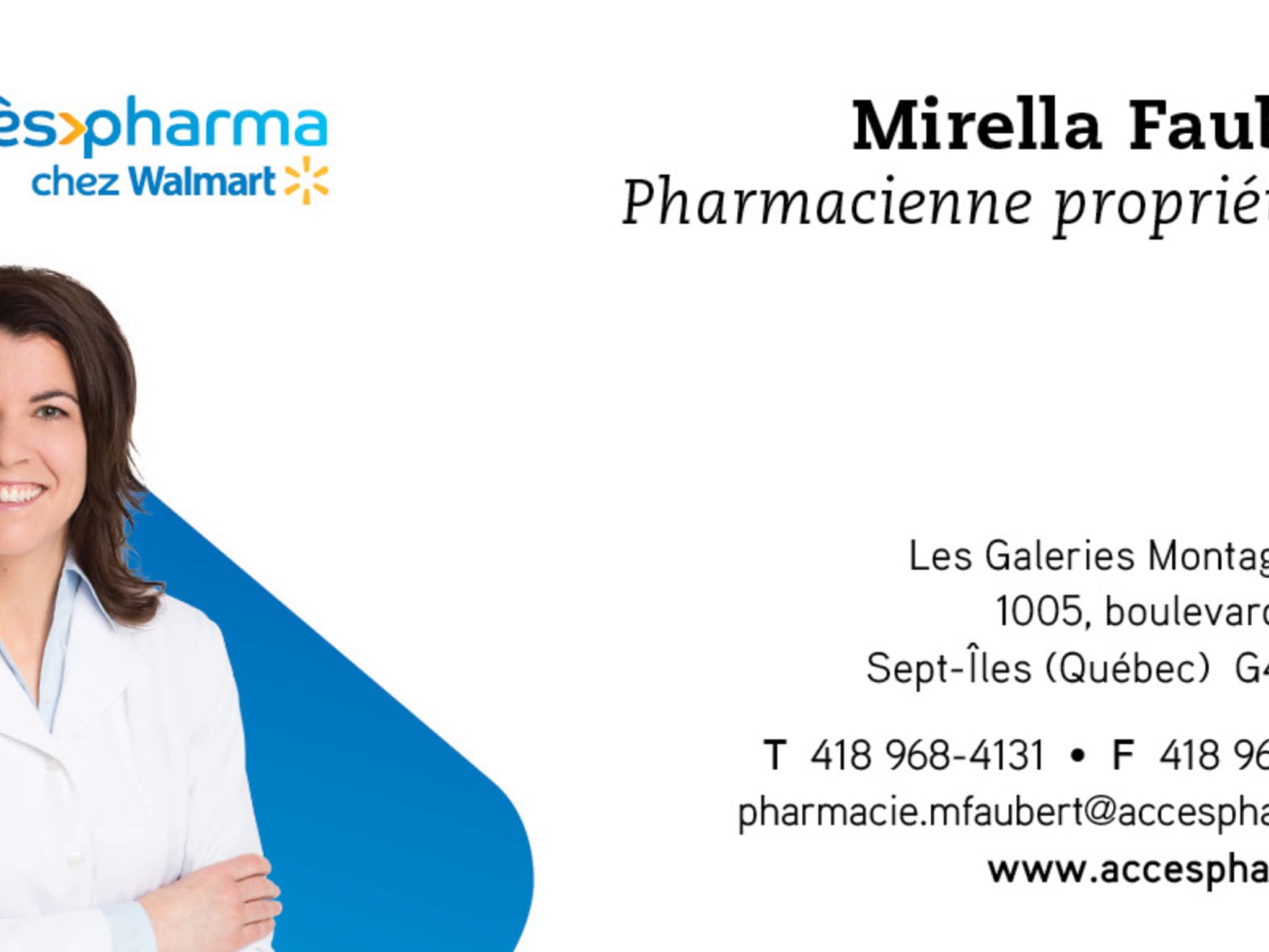 photo Accès Pharma chez Walmart