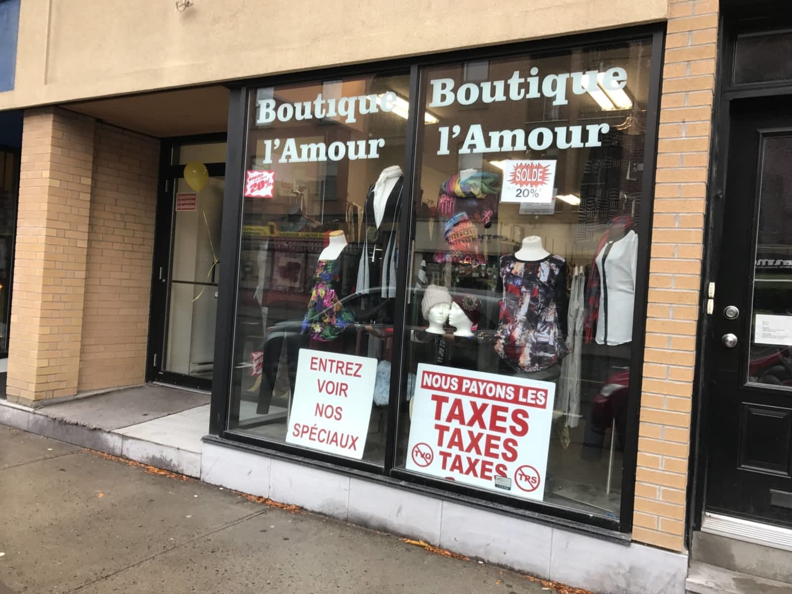 Boutique L'Amour 4327, rue Wellington, Verdun, QC