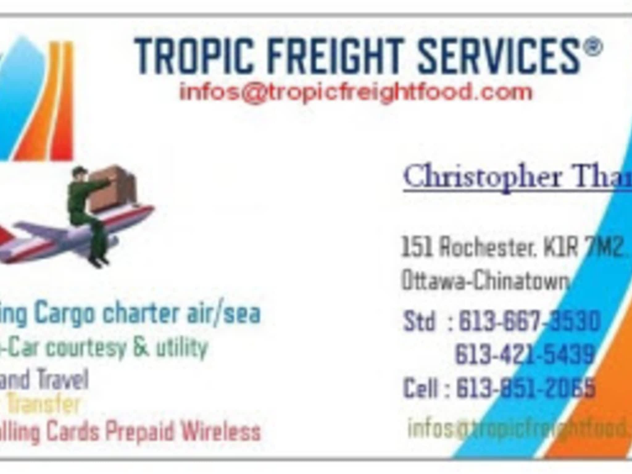 photo Tropic Freight Stores Services