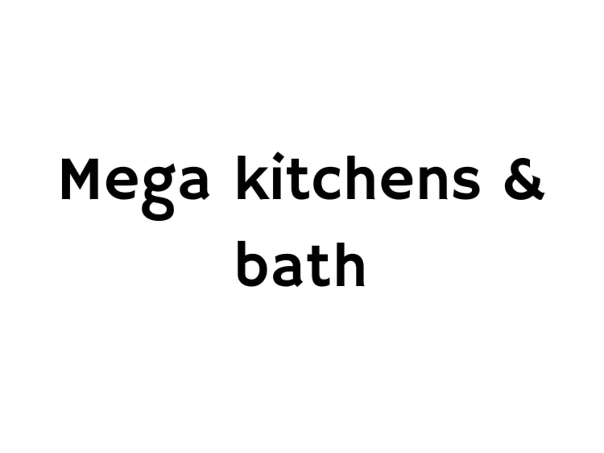 photo Mega Kitchens & Bath