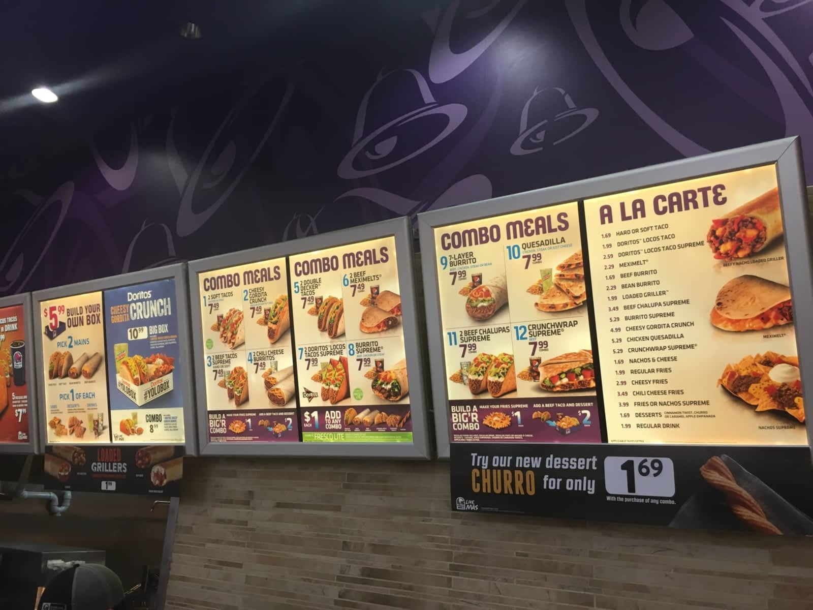 Taco Bell Menu Hours Prices 154 1381 Regent St Fredericton Nb