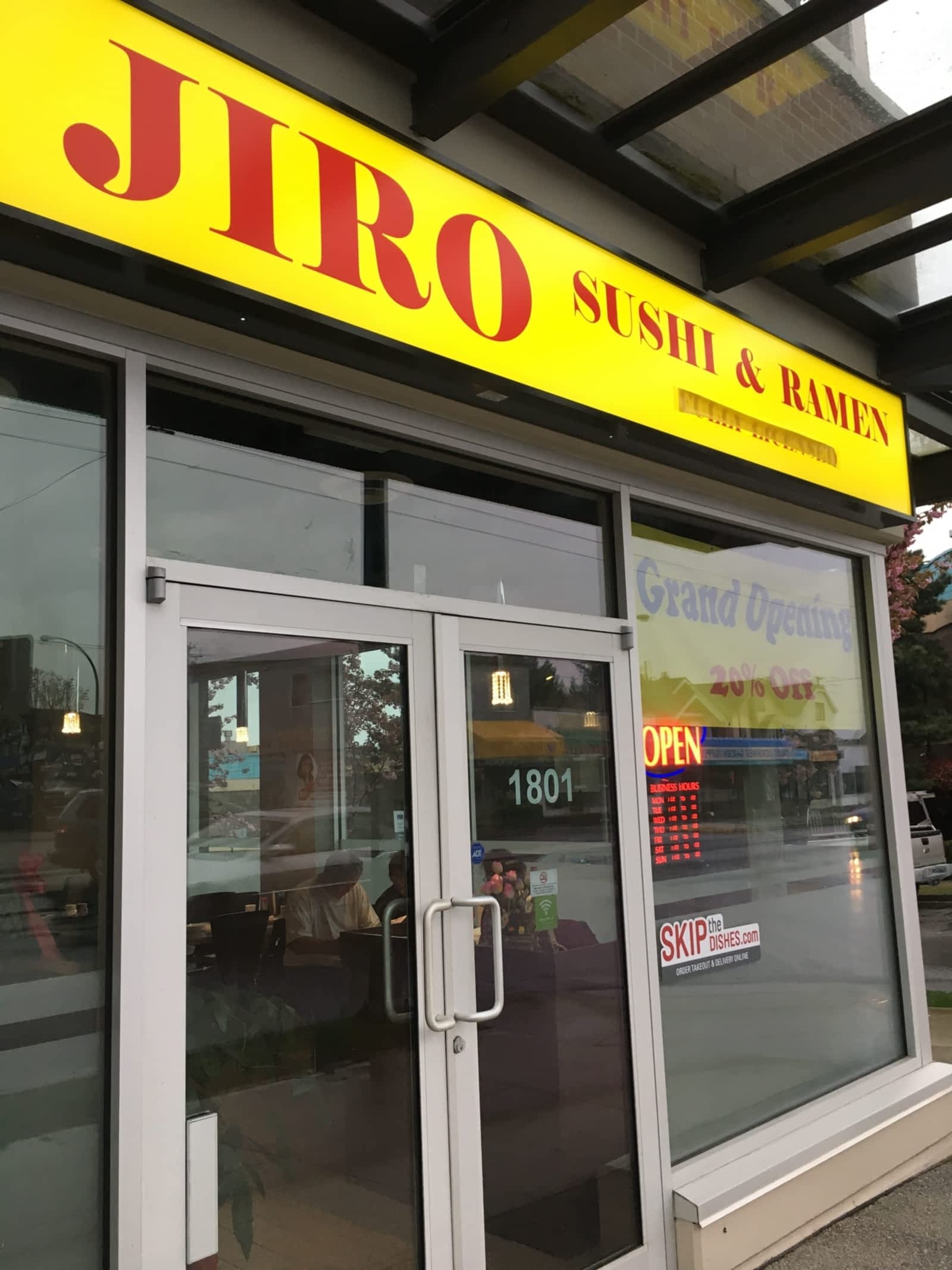 Jiro S & Ramen Restaurant Ltd 1801 Renfrew St, Vancouver, BC