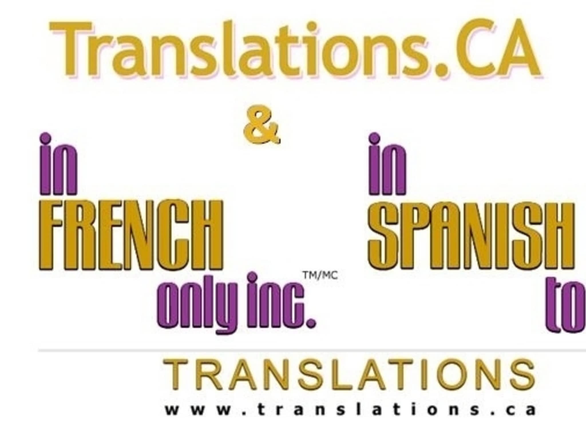 photo Translations.CA