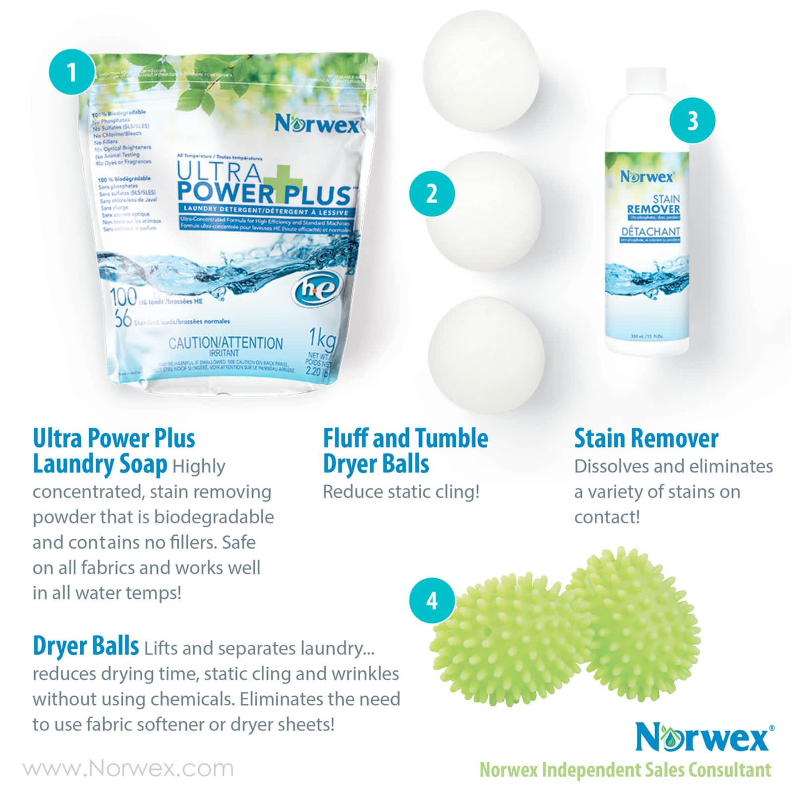 norwex laundry balls