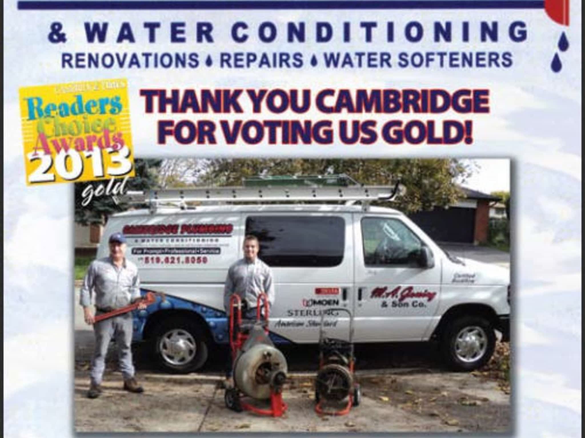 photo Cambridge Plumbing & Water Conditioning