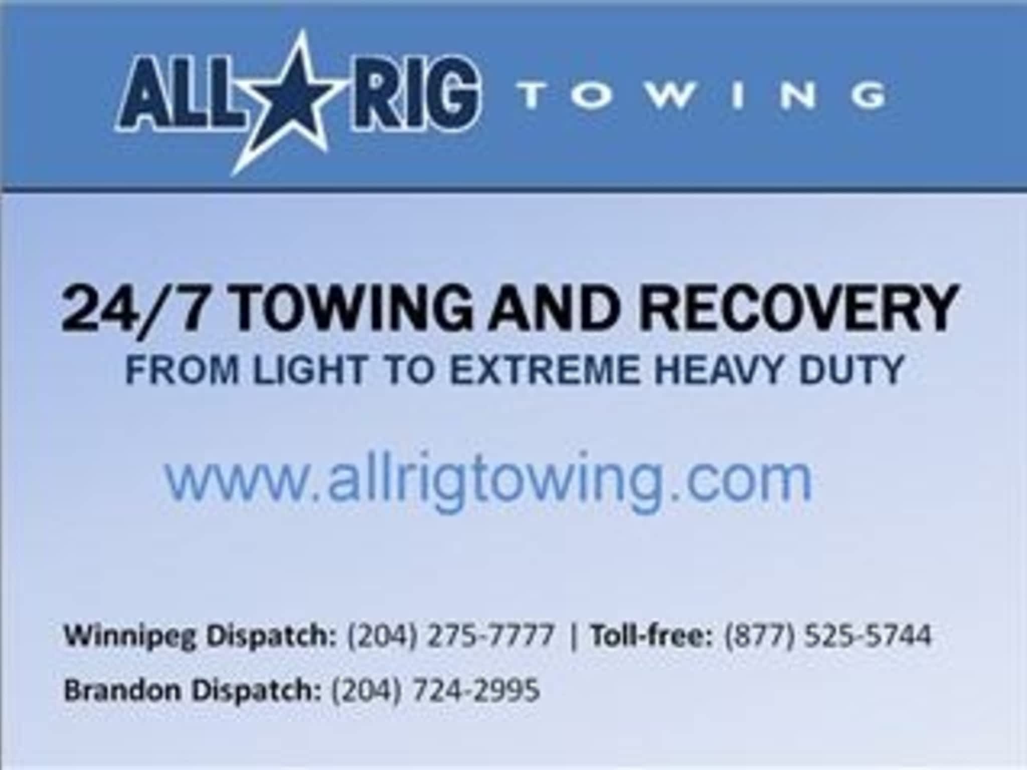 photo AllRig Towing Service Ltd