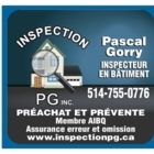 Inspection PG - Inspecteurs en bâtiment et construction