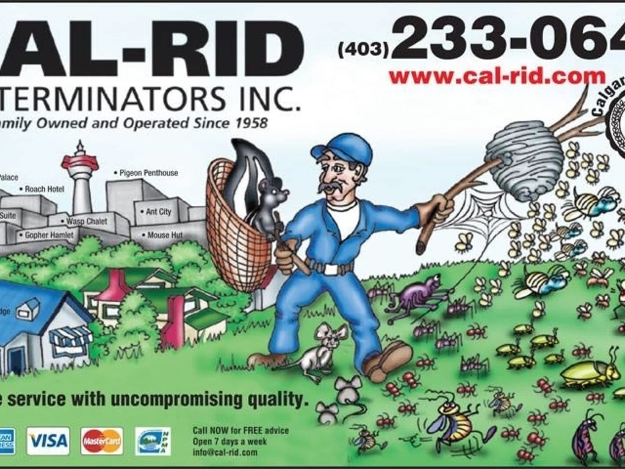 photo Cal-Rid Exterminators Inc