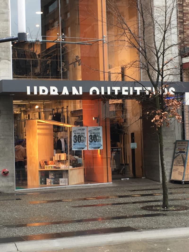 Urban Outfitters - 822-830 Granville St, Vancouver, BC