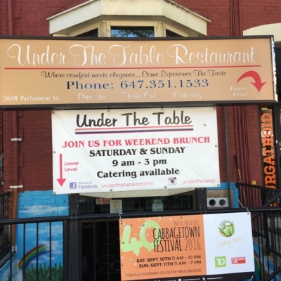 Under The Table - Restaurants