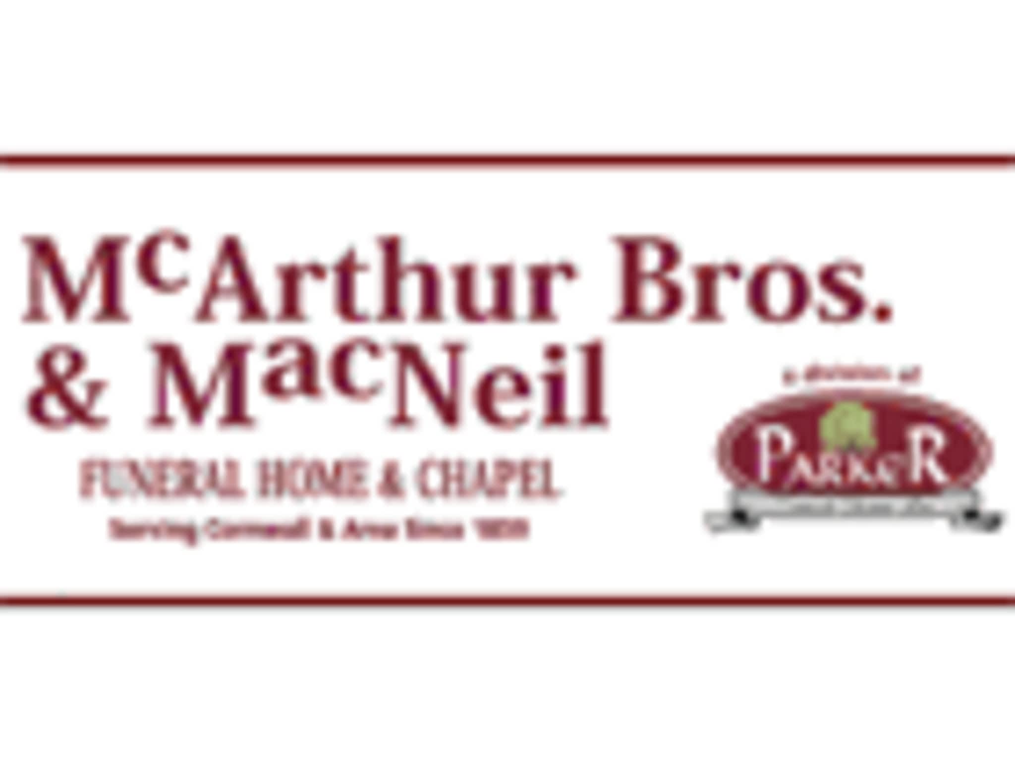 photo McArthur Bros & MacNeil Funeral Home & Chapel