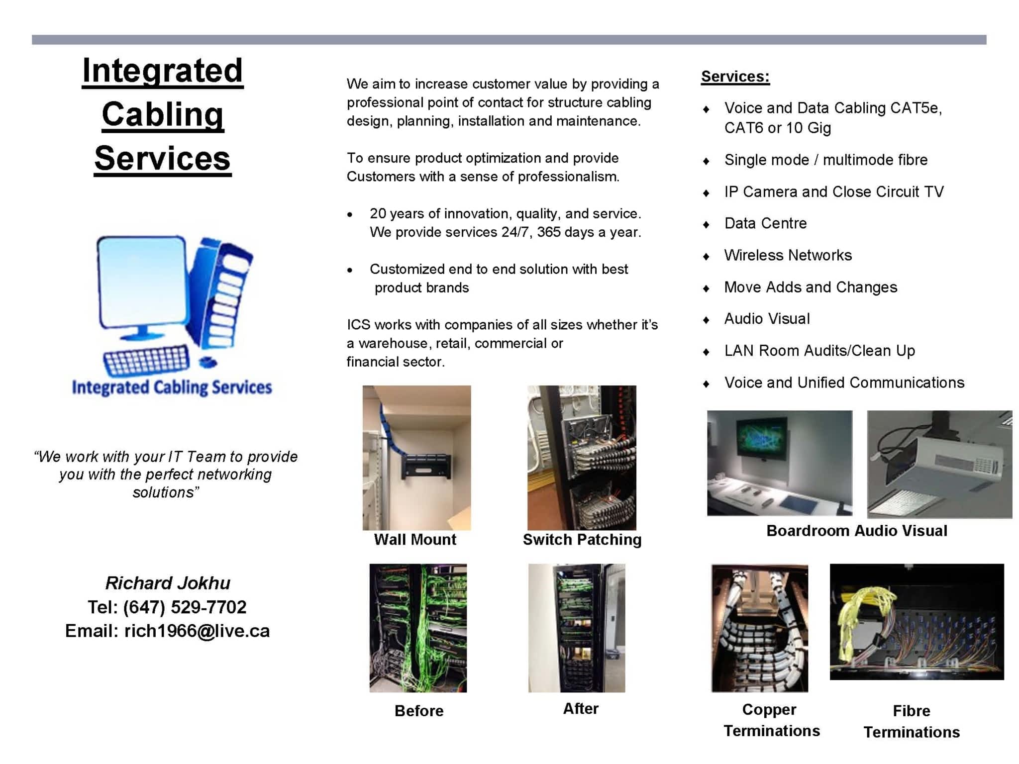 photo Integrated Cabling Services