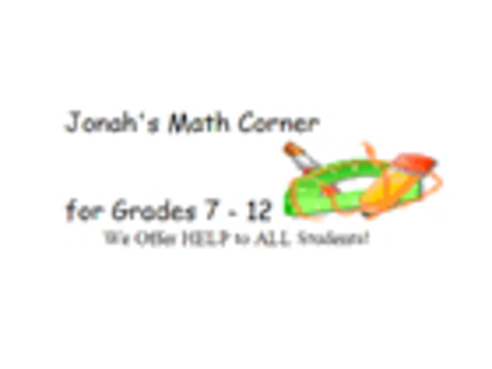 photo Jonah's Math Corner