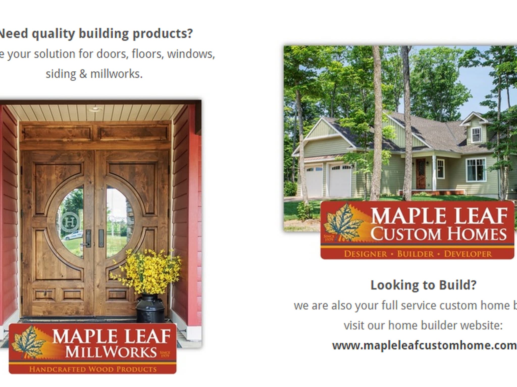 photo Maple Leaf Millworks