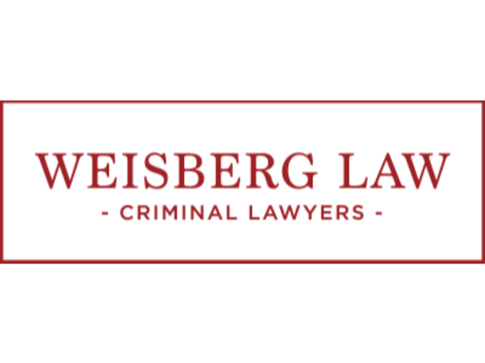 photo Weisberg Law Criminal Lawyers LLP Toronto