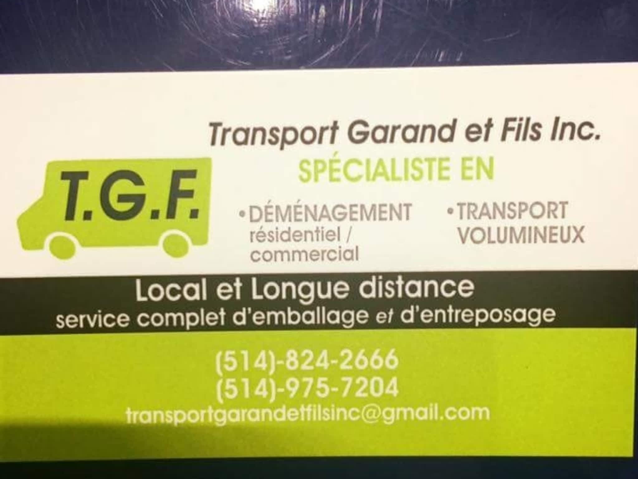 photo Demenagement &Transport Garand et Fils Inc