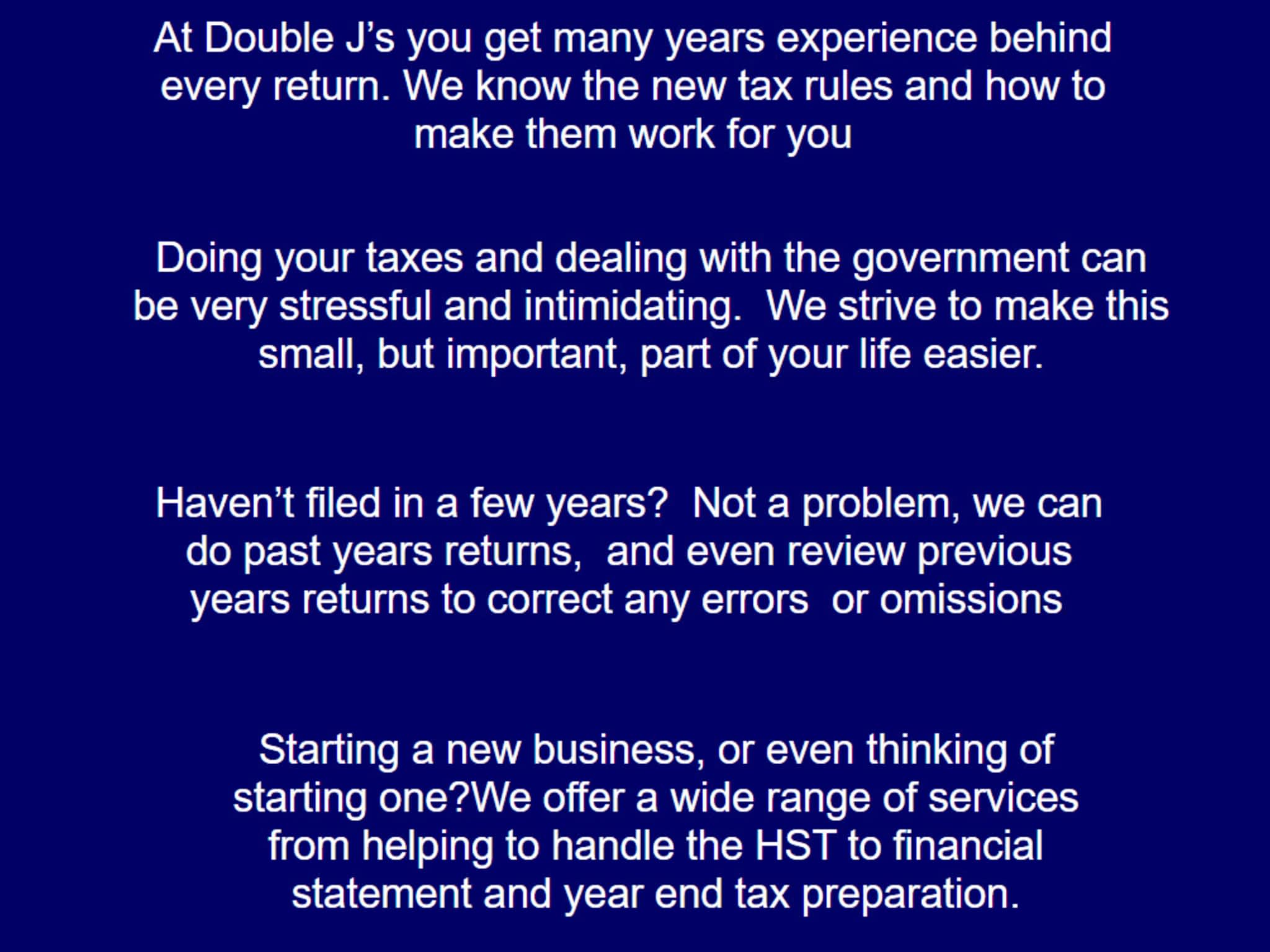 photo Double J's Tax & Accounting