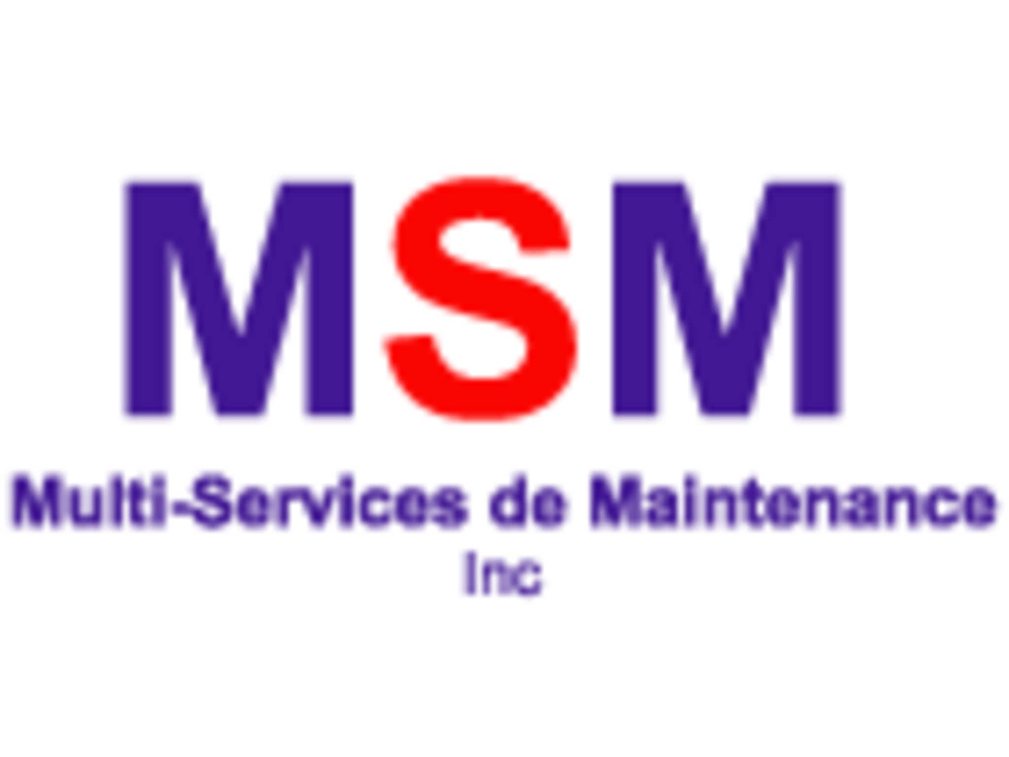 photo MSM Multi-Services de Maintenance Inc