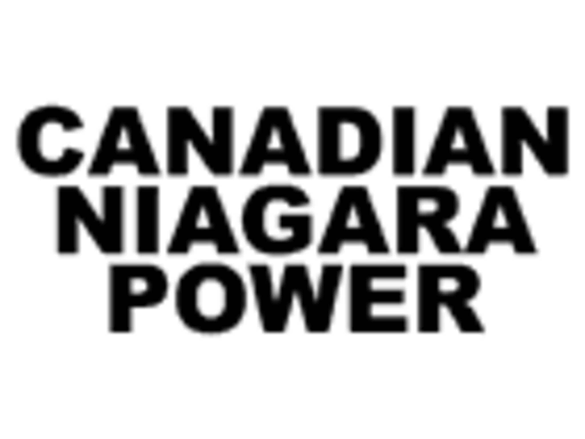 photo Canadian Niagara Power