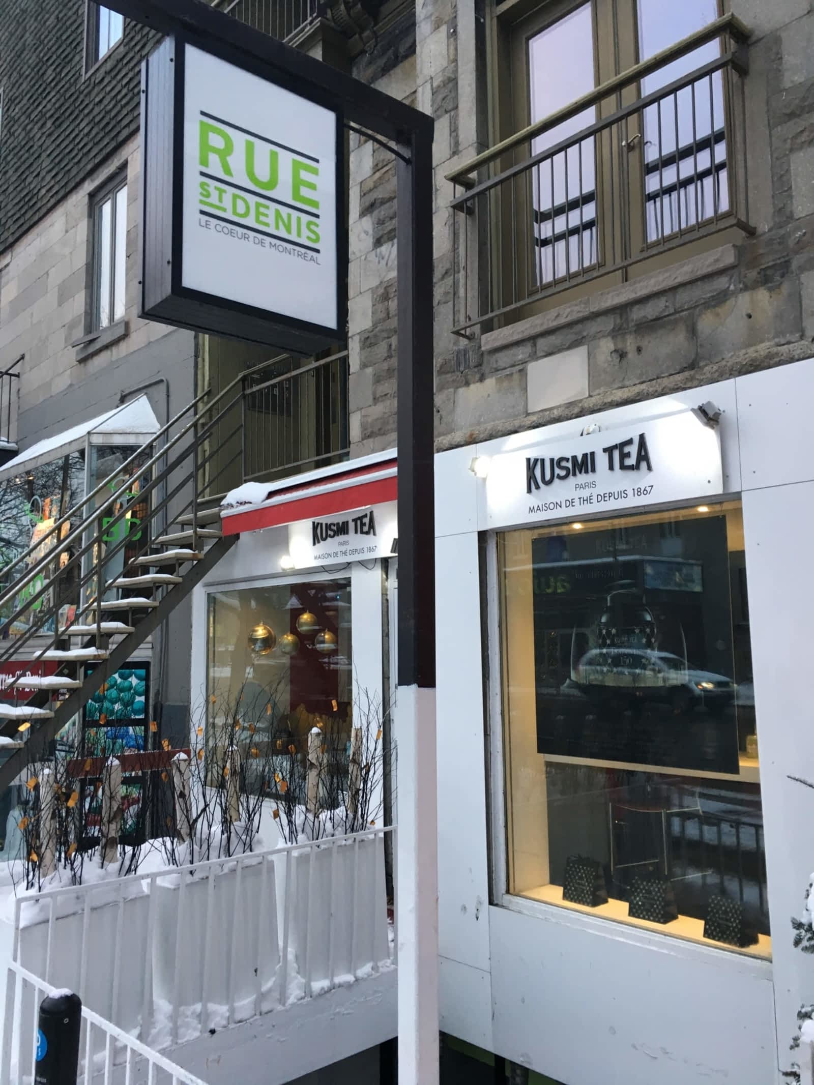 Boutique Kusmi Tea Horaire d'ouverture 3875, rue SaintDenis
