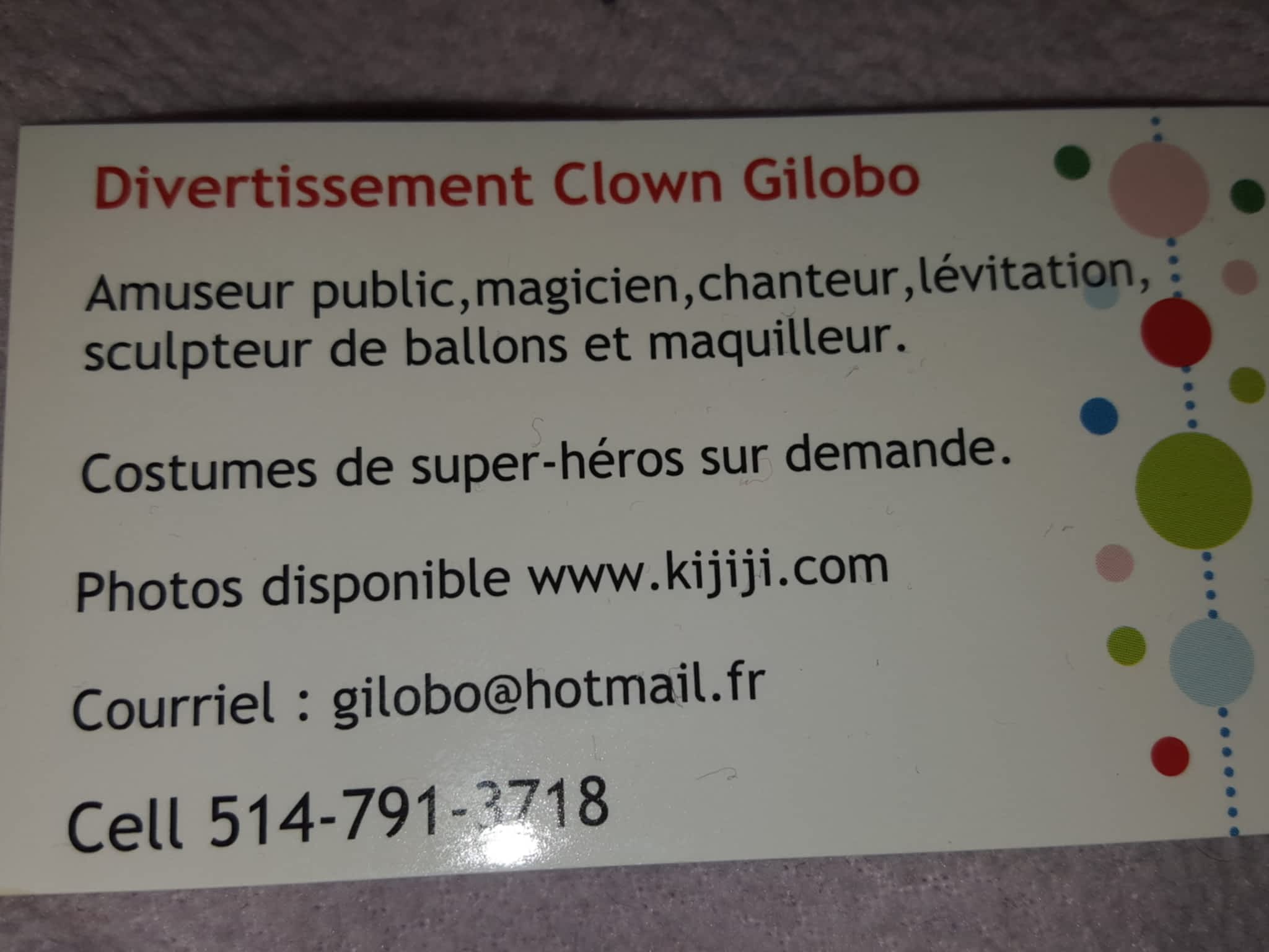 photo Gilobo Le Clown