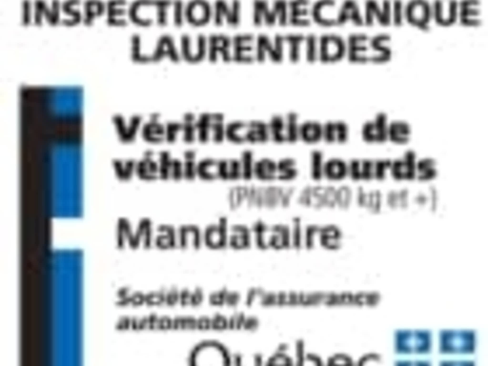 photo Inspection Mécanique Laurentides