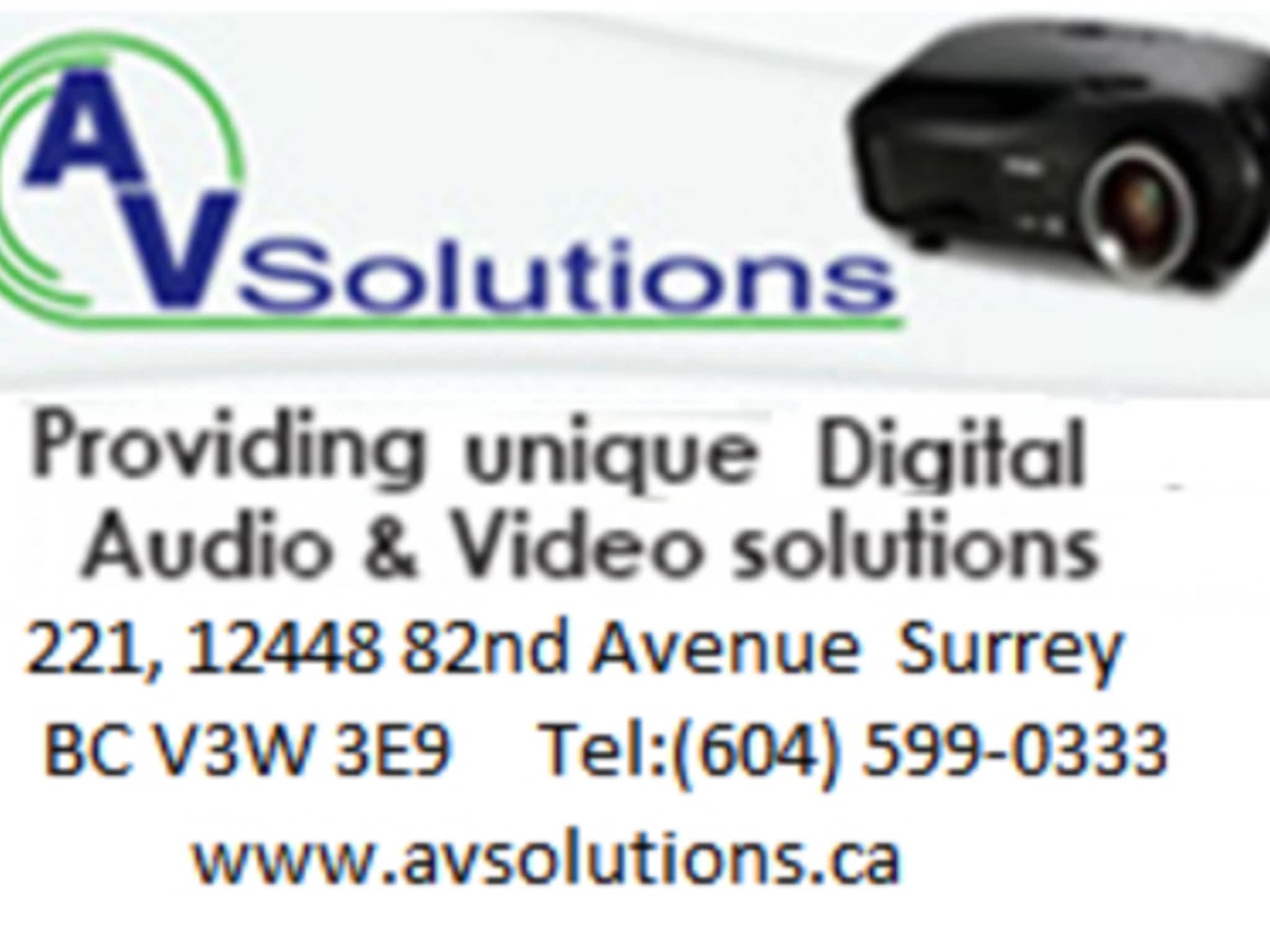 photo AV Solutions BC Ltd