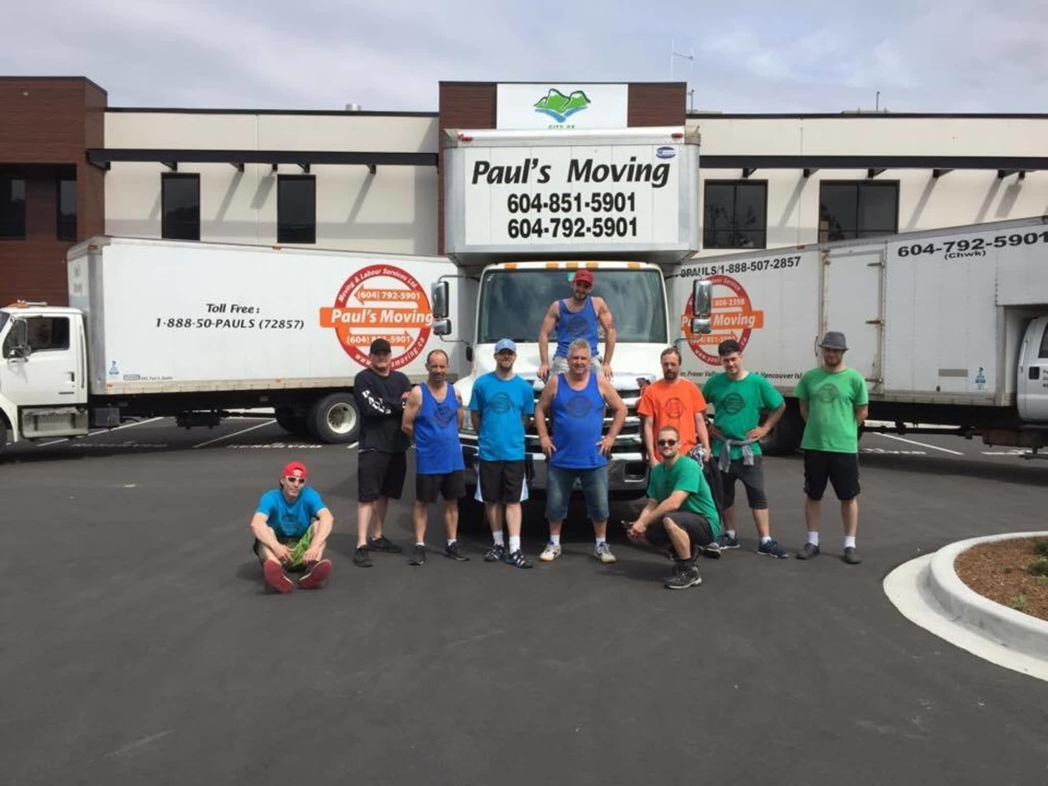 photo Paul's Moving and Labour Services LTD.