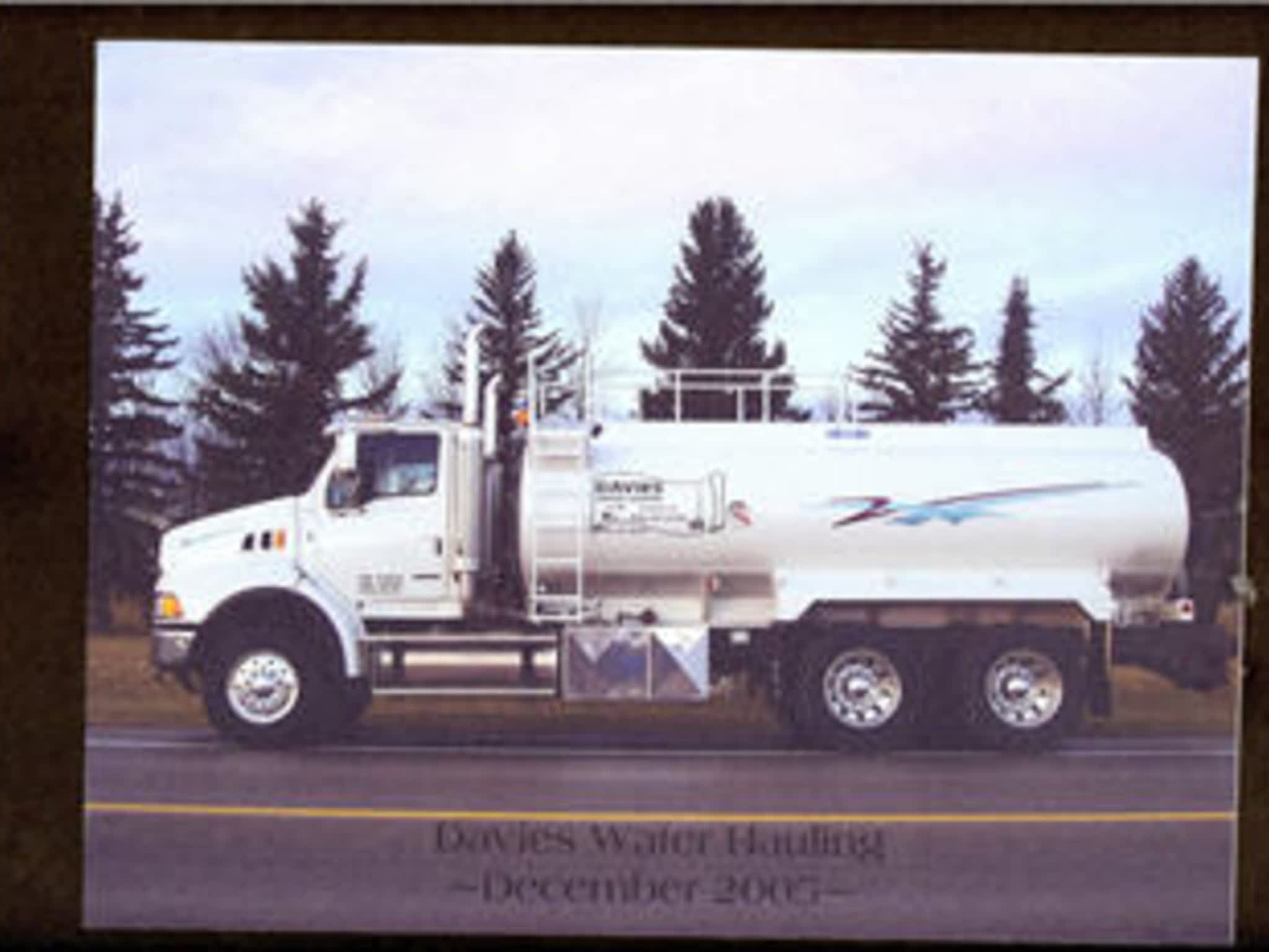 Davies Water Hauling Coaldale, AB 2309 21A Ave Canpages
