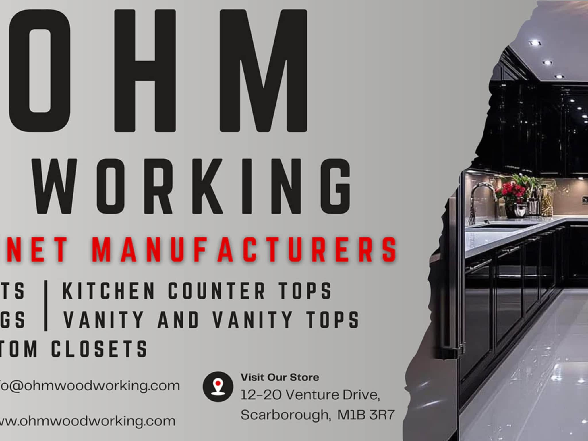 photo OHM Woodworking Kitchen Cabinet Manufacturer