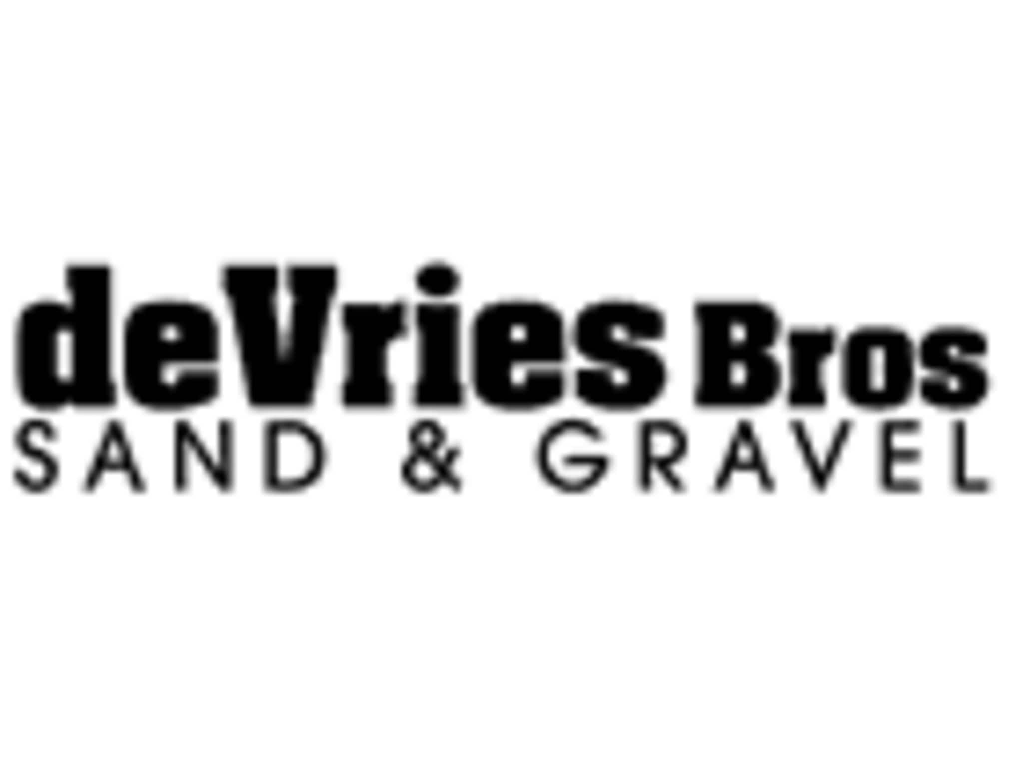 photo deVries Bros Sand & Gravel