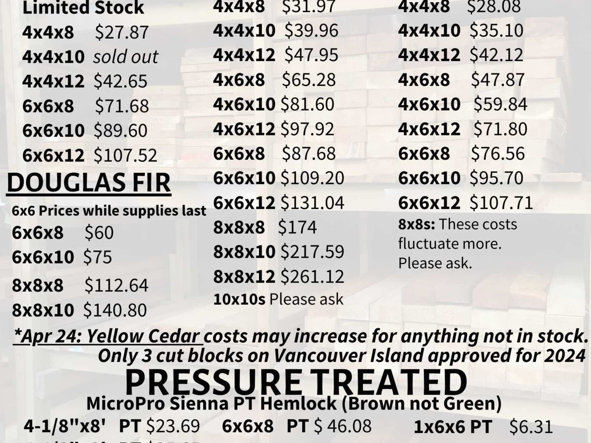 photo C.V. Cedar Sales & Fencing Ltd