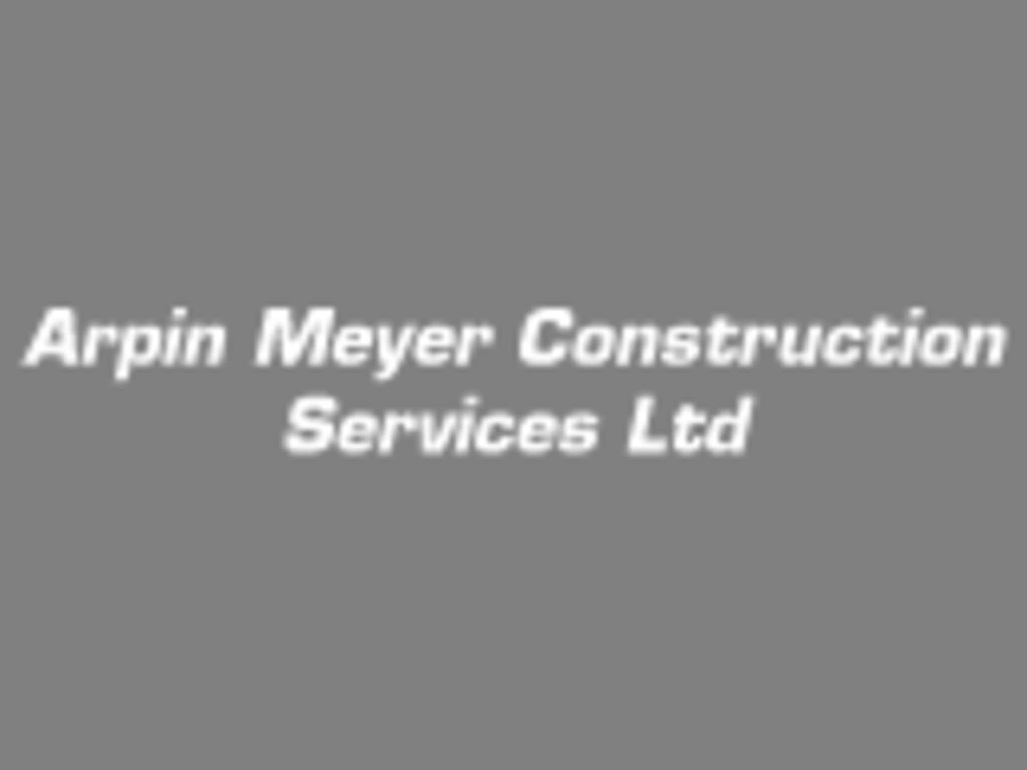 photo Arpin Meyer Construction Services Ltd
