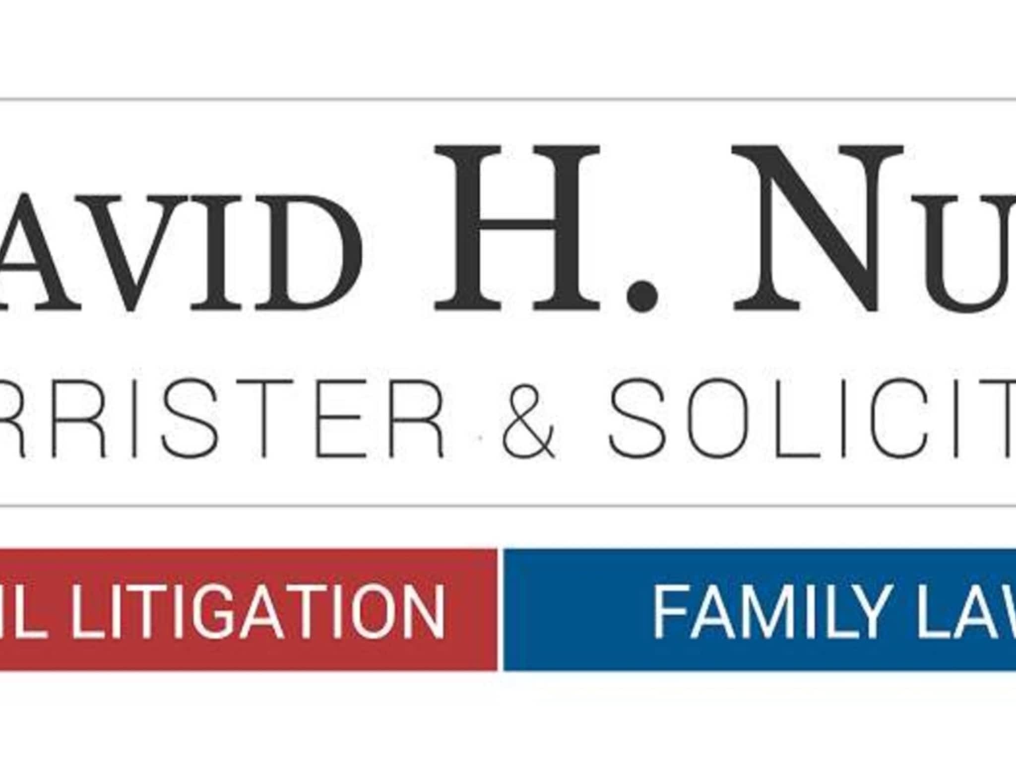 photo David H. Nuri Barrister Solicitor