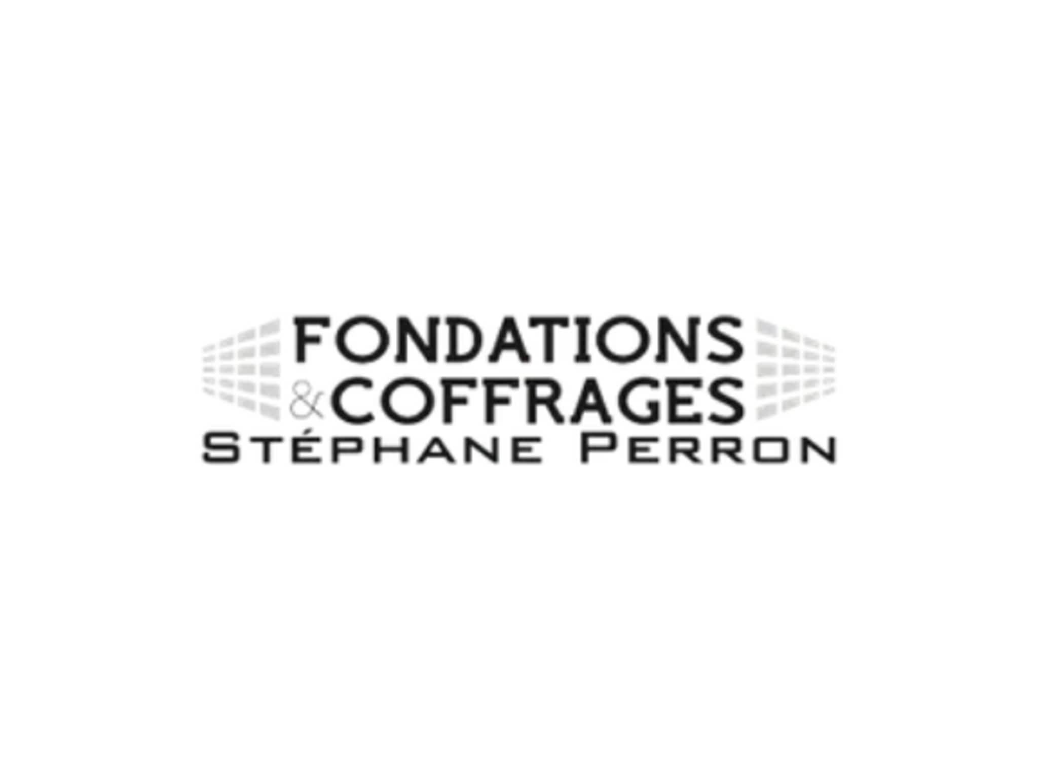 photo Fondations et Coffrages Stéphane Perron