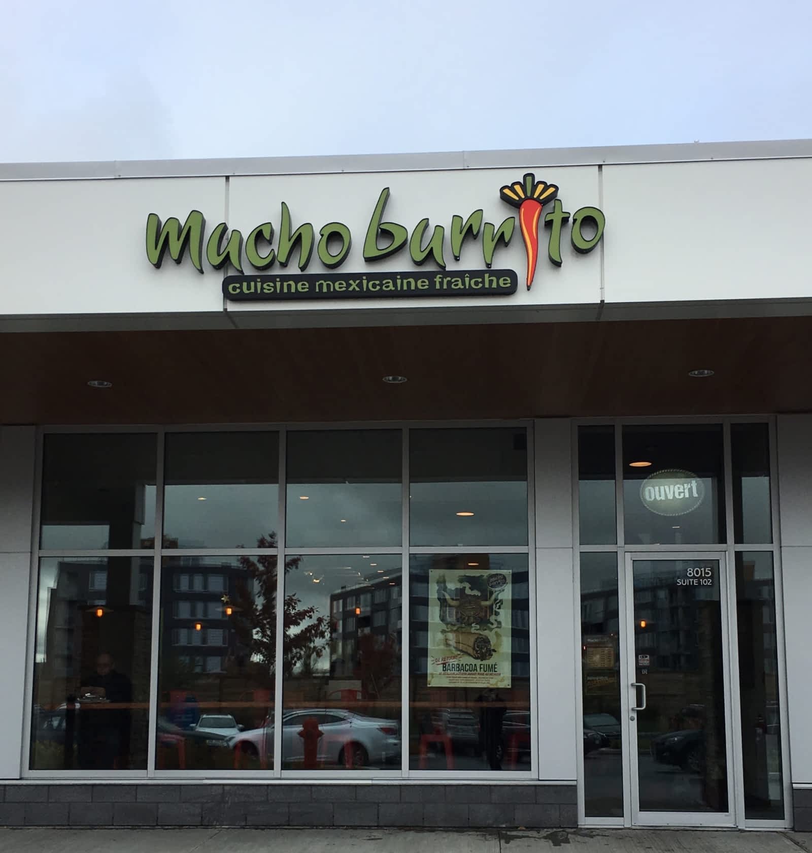 Mucho Burrito Opening Hours 8015 Boul Du Quartier, Brossard, QC