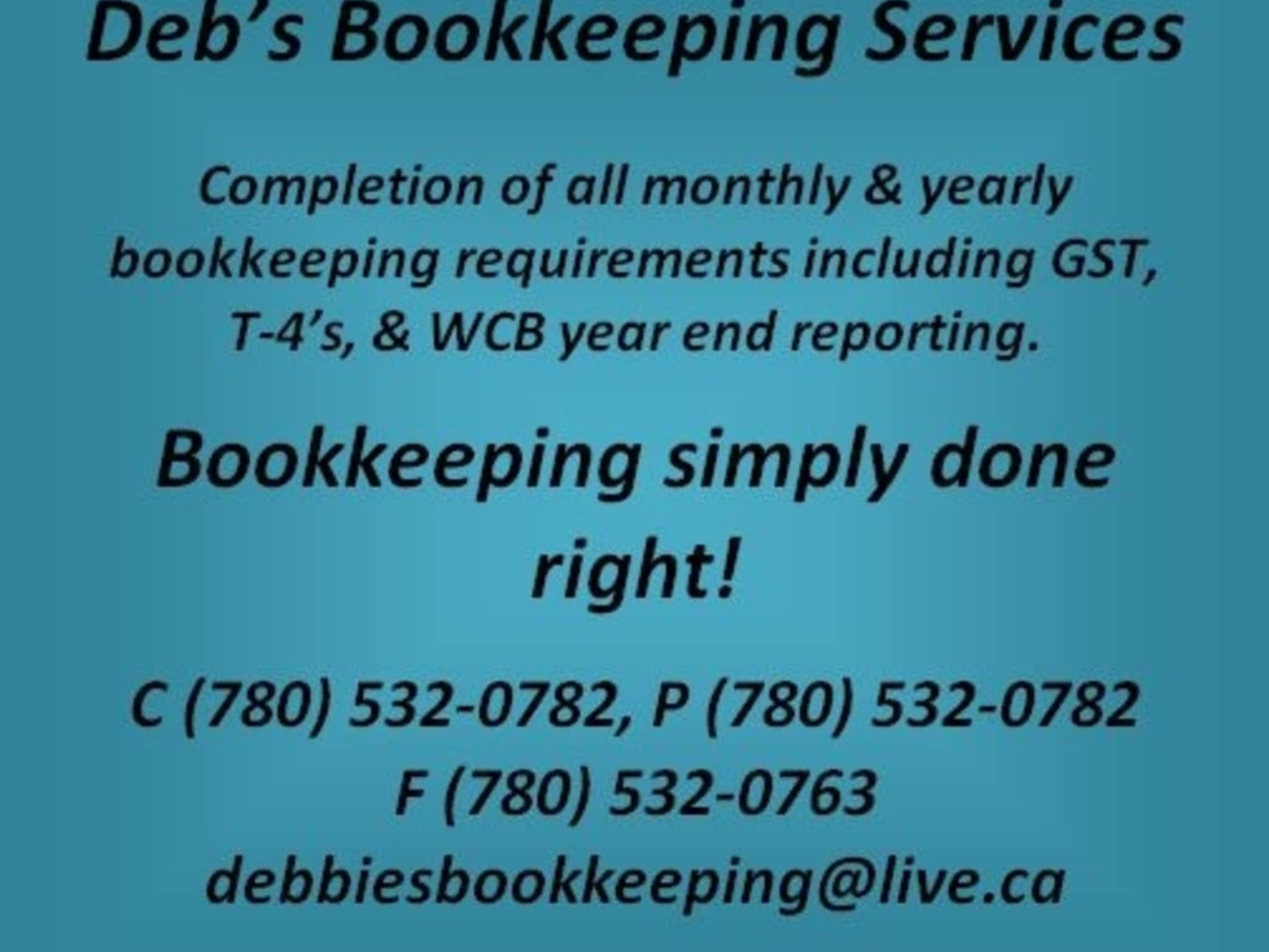 photo Deb's Bookkeeping Service