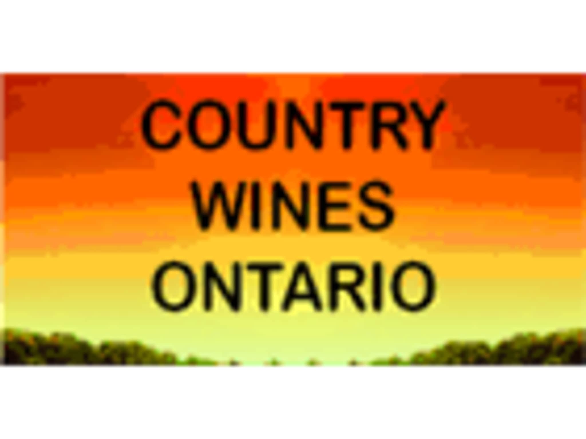 photo Country Wines Ontario