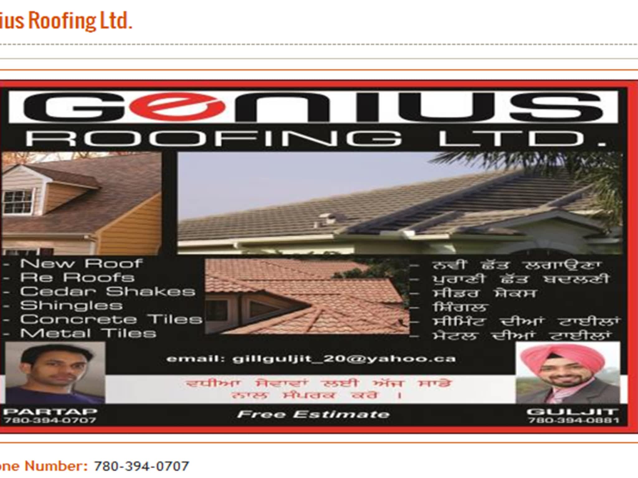 photo Genius Roofing Ltd