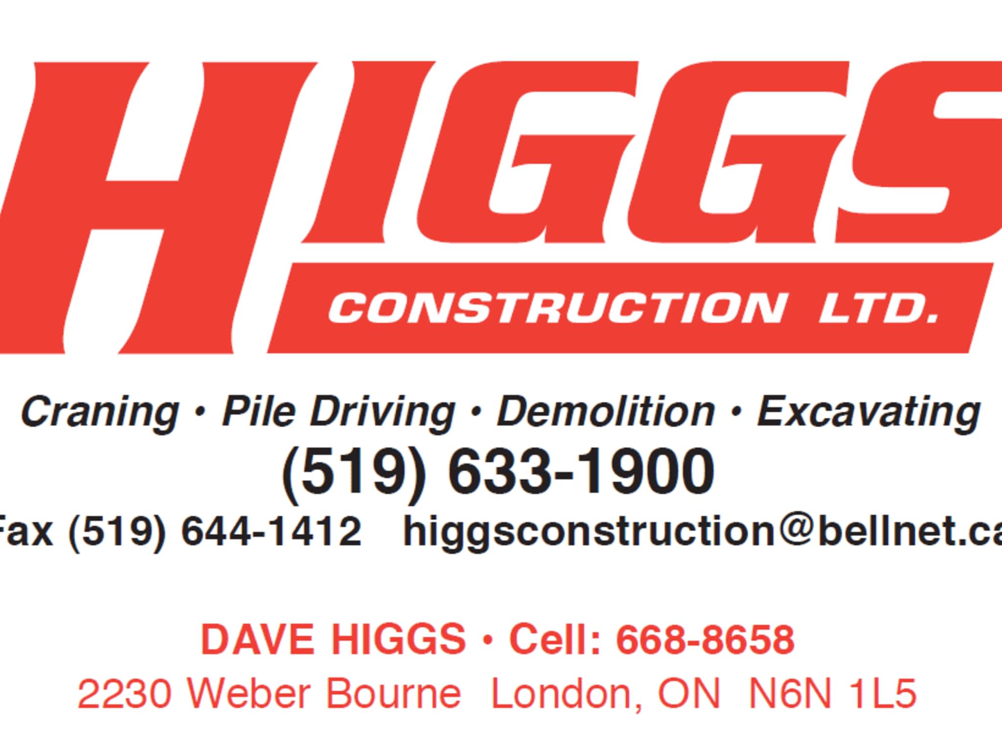 photo Higgs Construction Ltd
